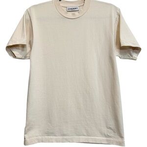 Rare Cherry Los Angeles Cream Logo Tee XS 2021 Minimalist Streetwear LA